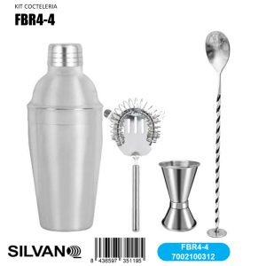 KIT COCTELERIA 4 PIEZAS