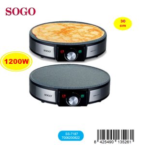 Crepera electrica 1000w sogo