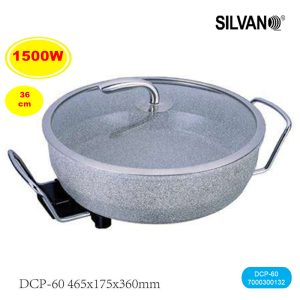 Sarten electrica de piedra 36cm redonda