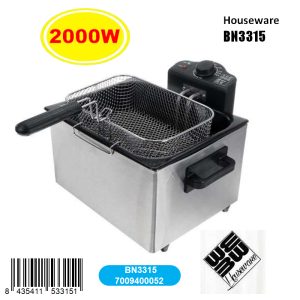 FREIDORA ELÉCTRICA WE  HOUSEWARE BN3315 DE 5L Y  2000W