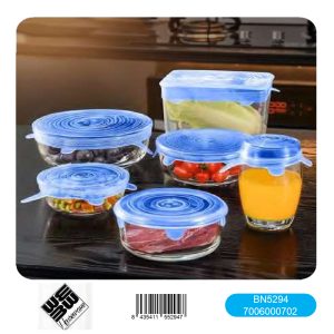 Tapas de silicona 10ps cuadrada/redonda