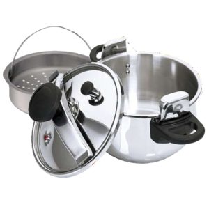 Olla A Presión Tradicional De 8 Litros,  Acero Inoxidable