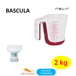Bascula cocina analogica 2kg nevir