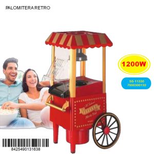 Palomitero carrito ant 1200w gr sogo