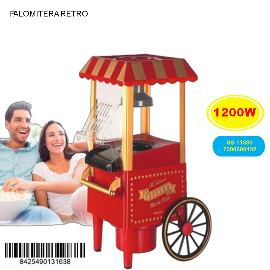 Palomitero carrito ant 1200w gr sogo