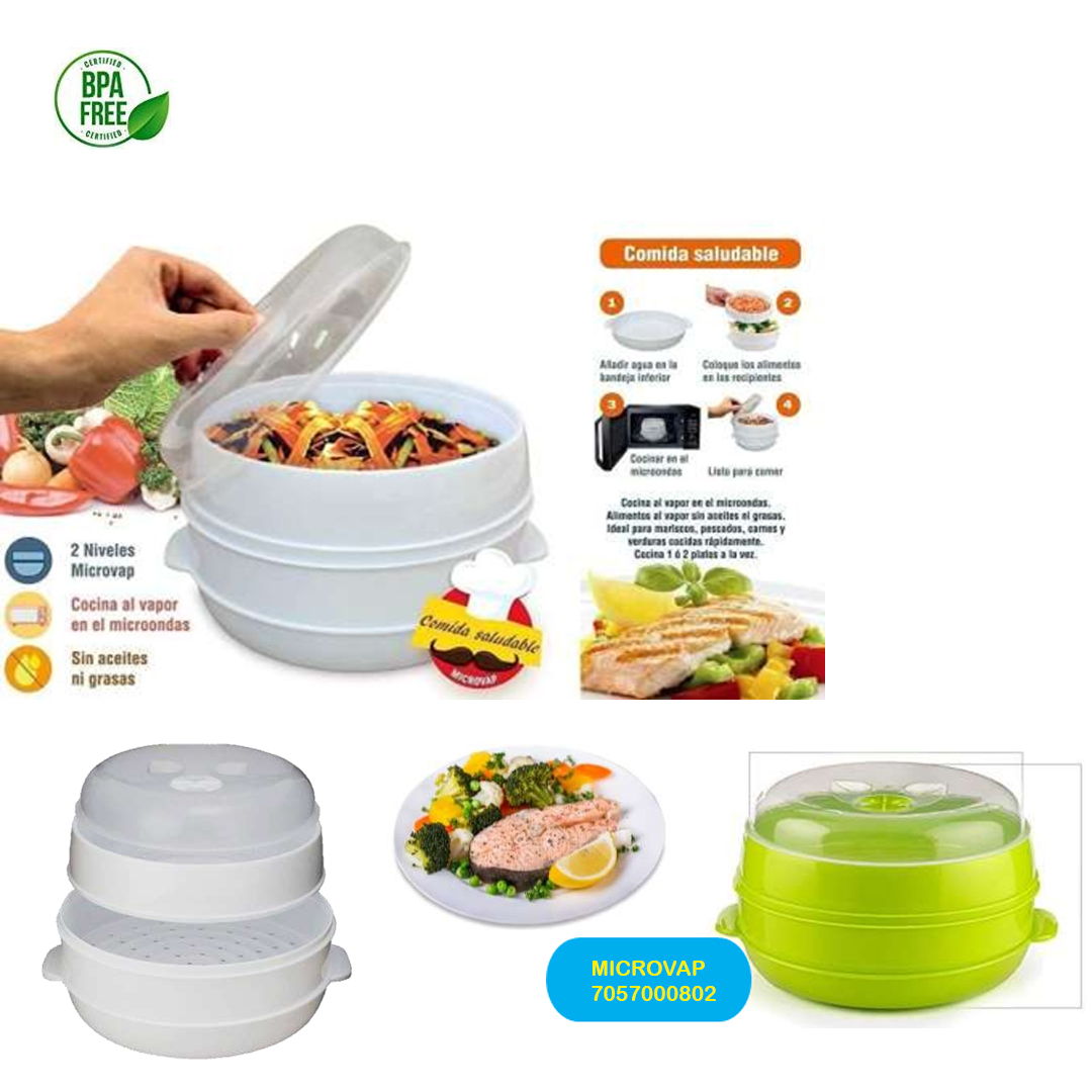 Cocina al vapor olla en micronda