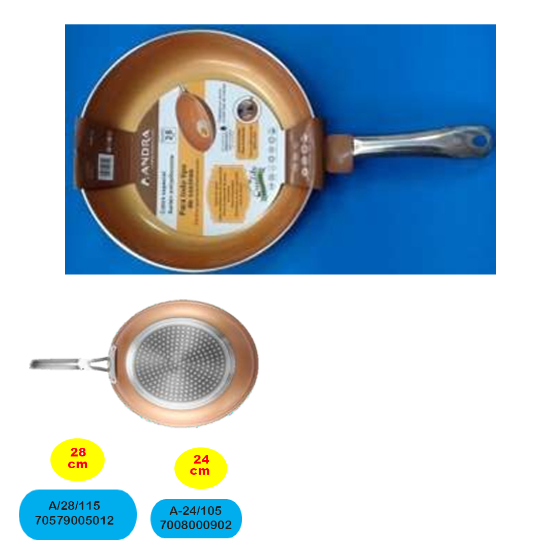 Sartén Duo Cerámica Súper Copper 28cm ANDRA