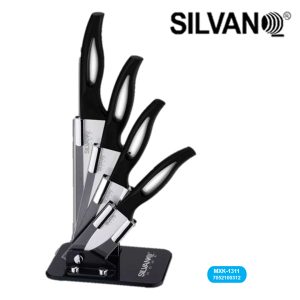 Set de cuchillos 5psc c/ soporte pie sil