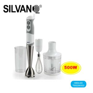 Batidora mano 3 in 1500w inox silvan