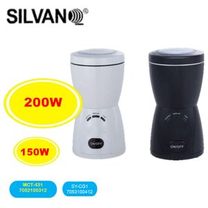 Molino fin/med/gue cafe c/temp 200w silv