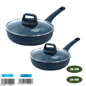 Sarten wok c/taps de 24cm ng piedra vk-346
