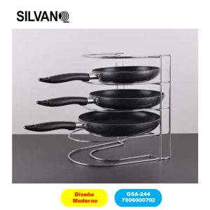 Escurreplatos 2 altura cromado silvano